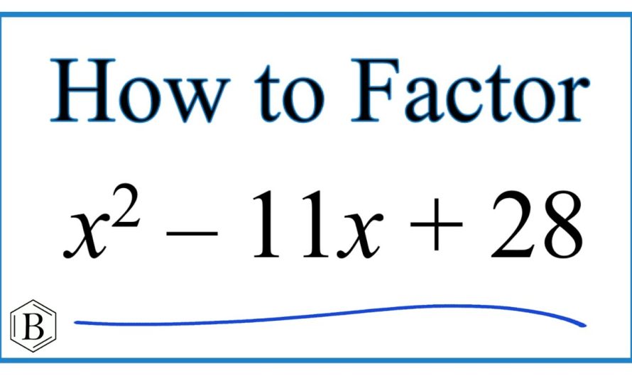 x2-11x+28=0 | Solving Equation